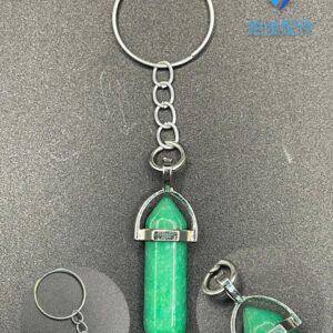 LLAVERO DE PENDULO AGATA VERDE