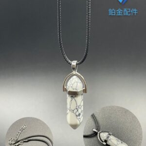 COLLAR DE HILO PENDULO HOWLITA BLANCA