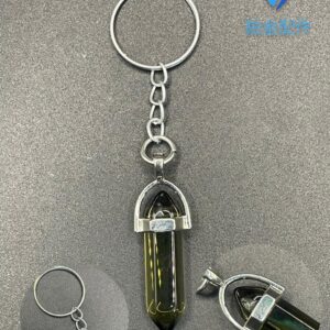 LLAVERO PENDULO CUARZO AHUMADO