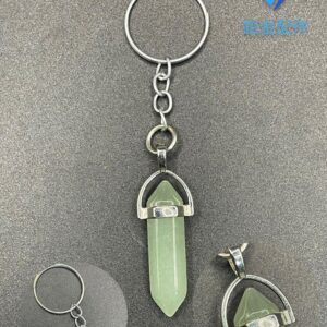 LLAVERO DE PENDULO JADE VERDE