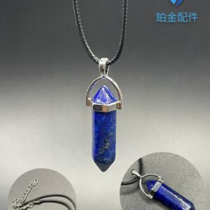 COLLAR DE HILO PENDULO LAPISAZULI