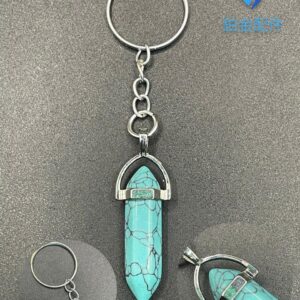 LLAVERO PENDULO TURQUESA