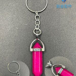 LLAVERO PENDULO AGATA ROSA