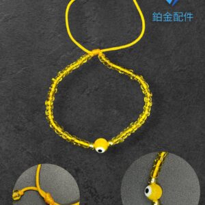 PULSERA OJO TURCO AMARILLA UNISEX