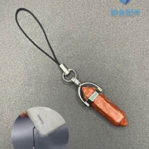 COLGANTE PENDULO JASPE ROJO