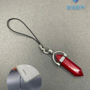 COLGANTE PENDULO AGATA ROJA