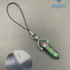 COLGANTE PENDULO ZOISITA DE RUBI