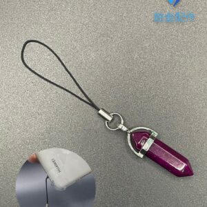 COLGANTE PENDULO AGATA MORADA