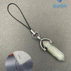 COLGANTE PENDULO LABRADORITA GRIS