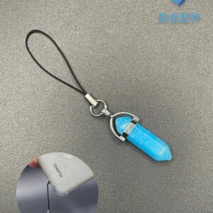 COLGANTE PENDULO AGATA AZUL