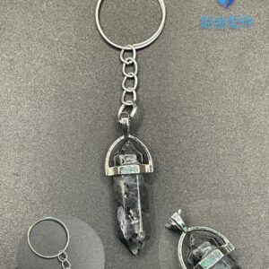 LLAVERO PENDULO LABRADORITA AZUL